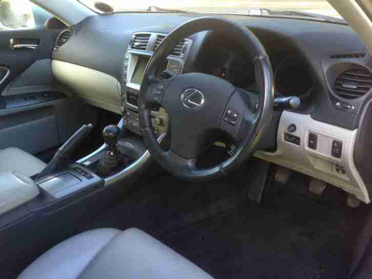 Immaculate low mileage Lexus IS220D Diesel with FSH Premium HiFi and Sat Nav