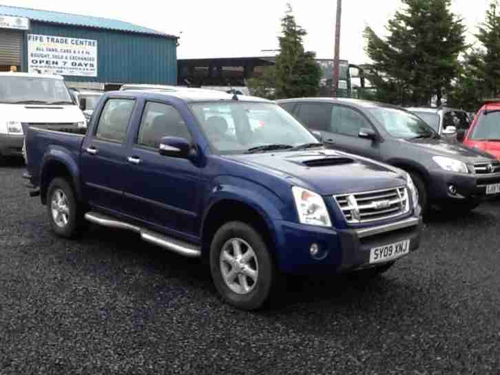 Isuzu Rodeo 2.5TD 4WD Denver Max 2009 09 reg double cab 1 owner from new