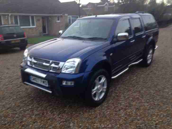 Isuzu Rodeo Crew Cab Denver 4x4 Diesel 3L TD 3.0td 2007 Manual Mot Full Leather