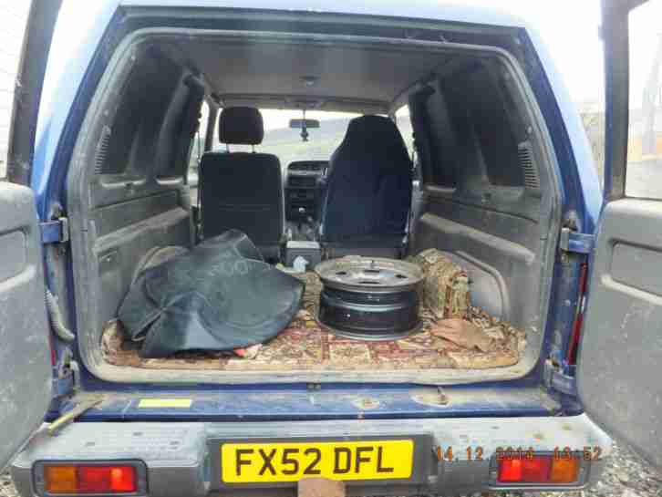 Isuzu Trooper 3.0TD 52plate 95000mls Spairs/Repair