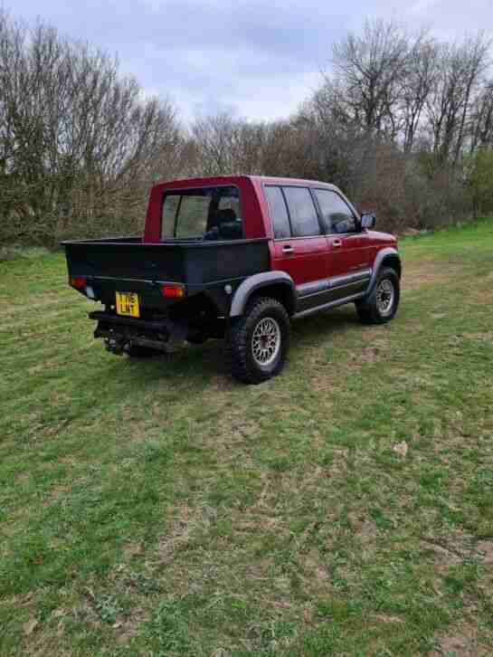 Isuzu Trooper 3.1 turbo diesel double cab pickup....mot ready to work