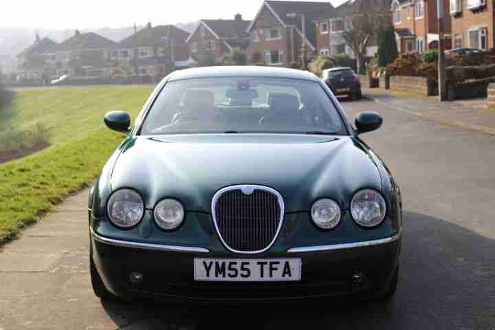 JAGUAR S TYPE SE DIESEL AUTO GREEN 2.7 TDV6 2005 S-TYPE 135K S-Type Leather