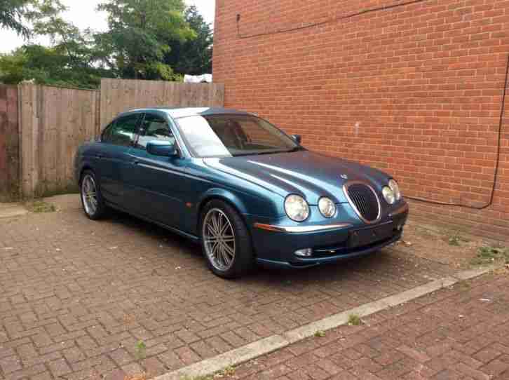 JAGUAR S-TYPE V6 SE MANUAL 1999 88000 miles met/blue