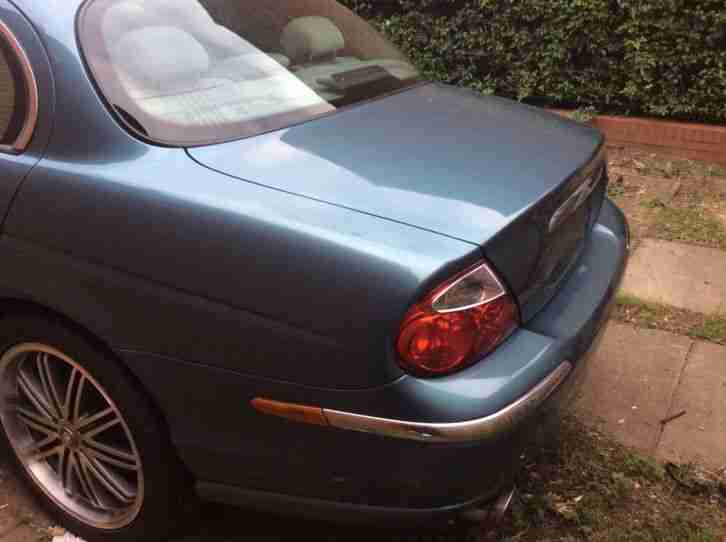 JAGUAR S-TYPE V6 SE MANUAL 1999 88000 miles met/blue