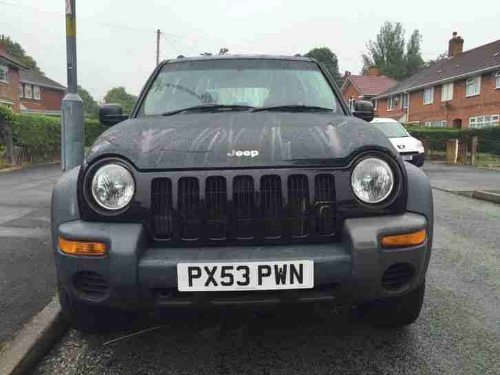 JEEP CHEROKEE 2.5 2003 85,000 MILES CRD SPORT BLACK