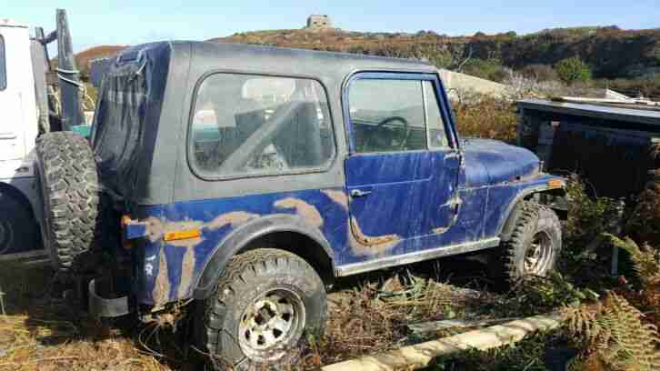 Jeep CJ7. Jeep car from United Kingdom