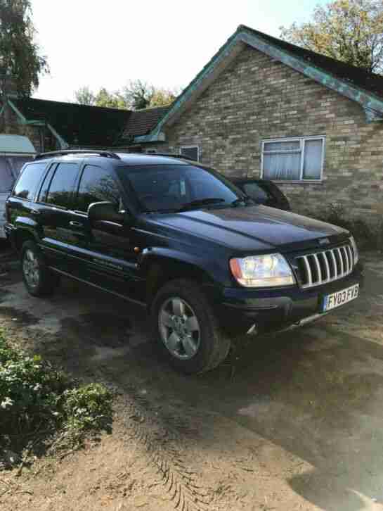 JEEP GRAND CHEROKEE CRD 2.7 AUTO 2003 *SPARES OR REPAIRS*