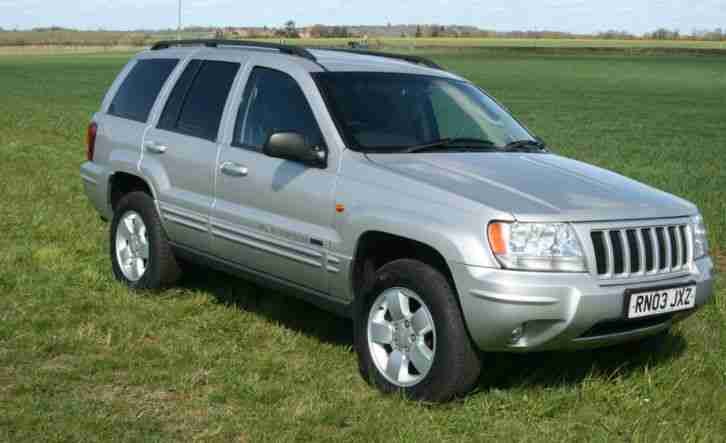 JEEP GRAND CHEROKEE CRD LTD AUTO SILVER, SH, 2 OWNERS, GOOD CONDITION