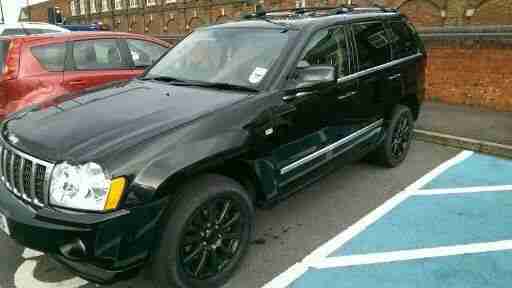 JEEP Grand Cherokee Overland (top spec) black 3.0 V6 diesel - 92,000 miles