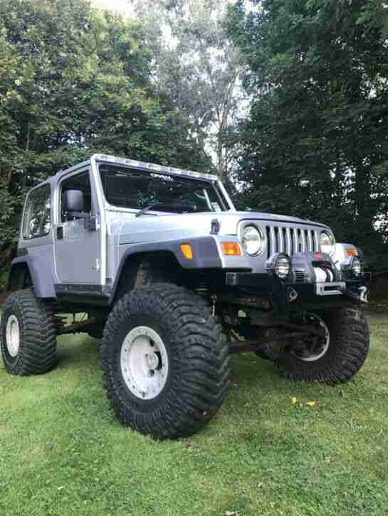 JEEP TJ WRANGLER offroader 4x4 SUPERCHARGED long arm ARB Maxxis OBA ROCK CRAWLER