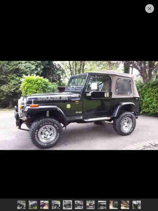 JEEP WRANGLER 4.0 in Black!! 80,000 miles!! NO RESERVE!!!