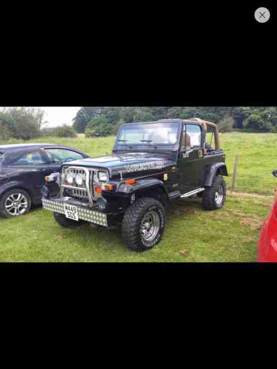 JEEP WRANGLER 4.0 in Black!! 80,000 miles!! NO RESERVE!!!