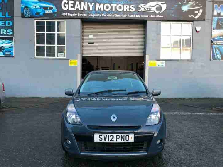 JUST 73000 MILES 2012 Renault Clio Tom Tom, SAT NAV, MOT DEC_WARRANTY_SERVICED