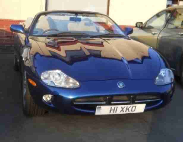 Jaguar XK8 4.0 CONVERTIBLE Blue with Cream Leather interior