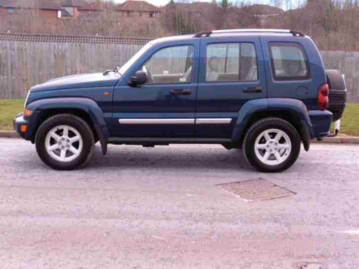 Jeep Cherokee 2.8 CRD Limited, 4 Wheel Drive, Diesel, 2005, FSH, Blue