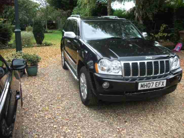 Jeep Cherokee Overland Crd A Black V6 3l 2007 Car For Sale