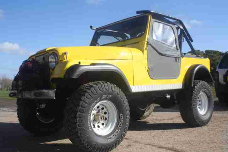 Jeep Wrangler CJ7, Off Roader, Chevy V8 350 cubic inch small block, soft top