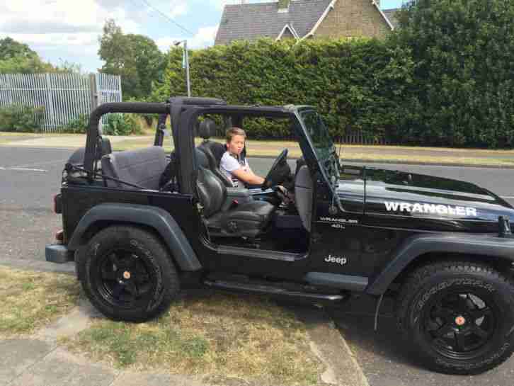 Jeep Wrangler TJ Convertible - Leather Seats Alloy Wheels Banks Power Exhaust