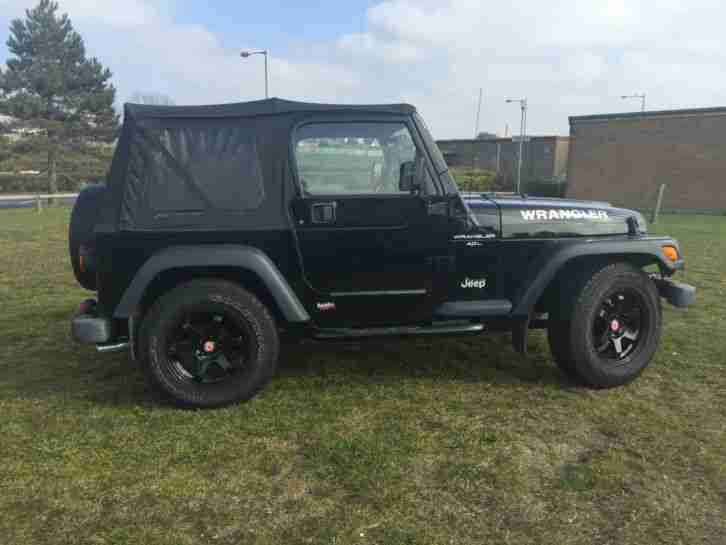 Jeep Wrangler TJ Convertible - Leather Seats Alloy Wheels Banks Power Exhaust