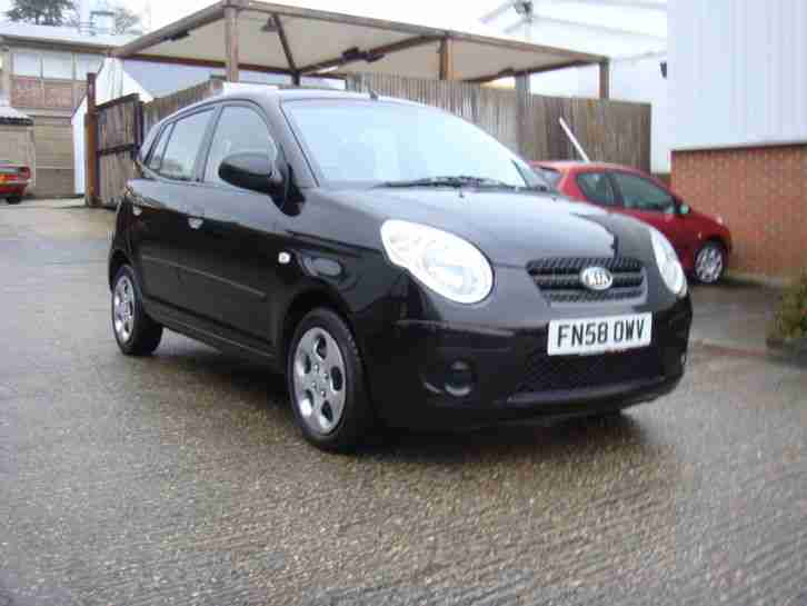 KIA PICANTO 2 BLACK 1.1 PETROL WITH A 12 MONTH WARRANTY