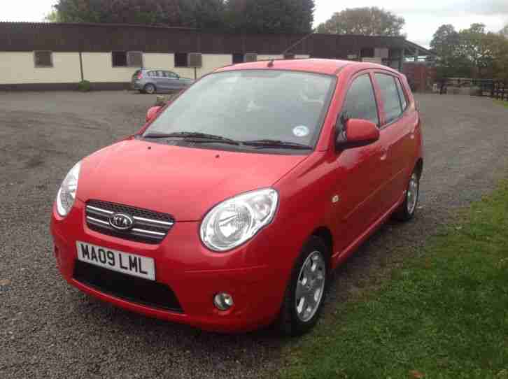 KIA PICANTO RED 2009 5DR 1086cc 70K FULL SERVICE HISTORY 6 MONTHS MOT 1FORMER