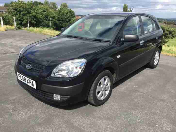 KIA RIO 1.5 CRDI CHILL, 5 DOOR, 58 REG, 78K FULL SERVICE HISTORY, £30 TAX, BLACK