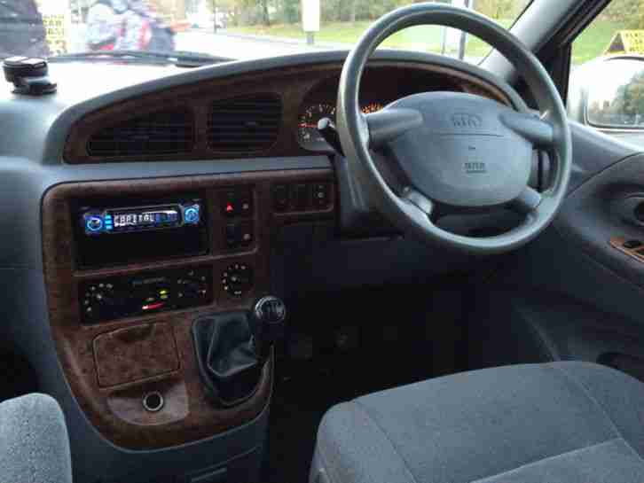 KIA SEDONA 2.9 CRDi 2002- **HPI CLEAR** - MOT TILL 2015 **- LOOK NOW!!