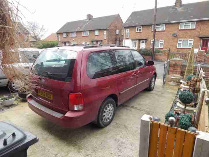 KIA SEDONNA 7 SEATER 11 MONTHS MOT