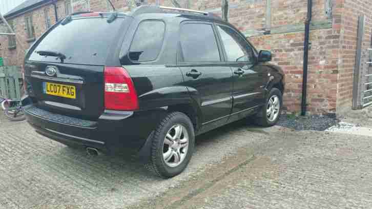 SPORTAGE black 2007 low miles 4wd