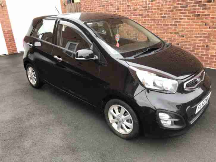 Kia Picanto 2 Black 11247 miles 1 owner fdsh ideal first car ex con bargain car