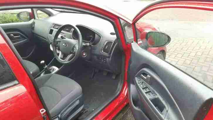 Kia Rio 1.25  2013, 5 Door Hatchback Petrol Manual Red *£30 Road Tax*