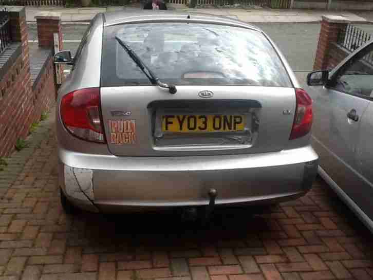 Kia Rio 2003 1.3 petrol tow bar cheap car offers