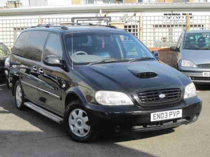 Kia Sedona 2.9 CRDi SE IN BLACK WITH FULL BLACK LEATHER