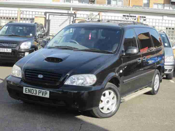 Kia Sedona 2.9 CRDi SE IN BLACK WITH FULL BLACK LEATHER