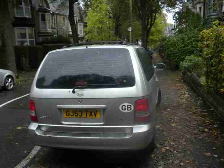 Sedona CRDi L, 2003, Silver, 7 Seater