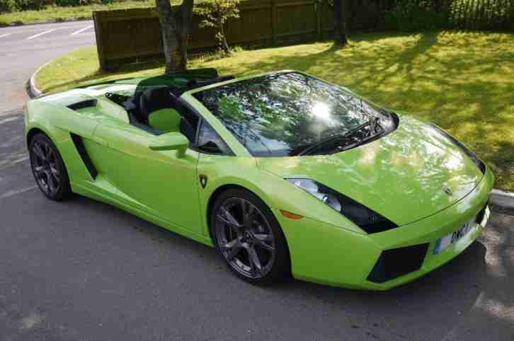 LAMBORGHINI GALLARDO 5.0 Spyder , Green, Auto, Petrol, 2008