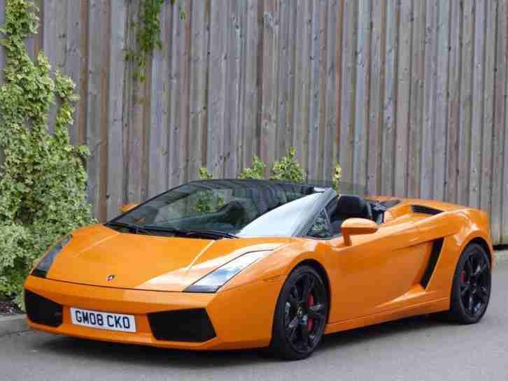 LAMBORGHINI GALLARDO 5.0 V10 SPYDER - LHD LEFT HAND DRIVE