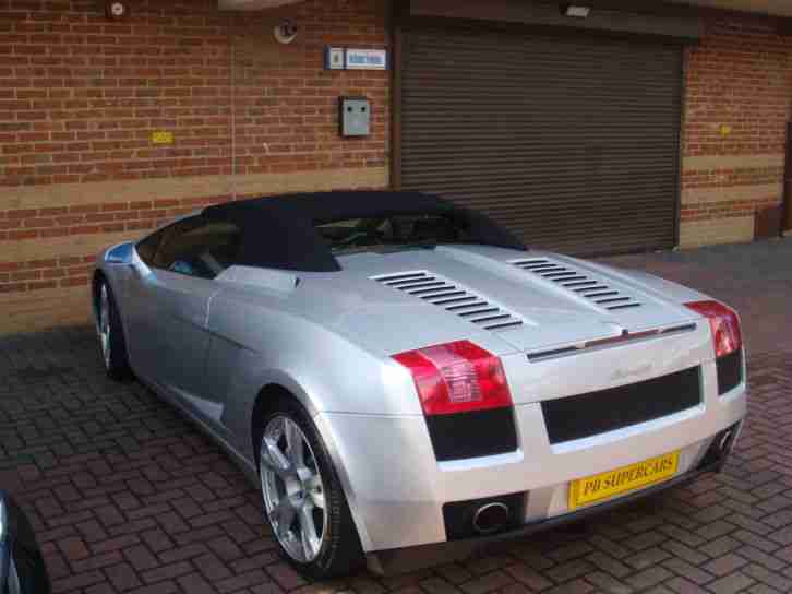 LAMBORGHINI GALLARDO SPYDER **FOR HIRE ONLY-NOT FOR SALE**