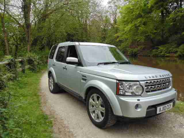 LAND ROVER DISCOVERY 4 XS 2010 TDV6 AUTO SILVER 61K FULL LANDROVER HISTORY