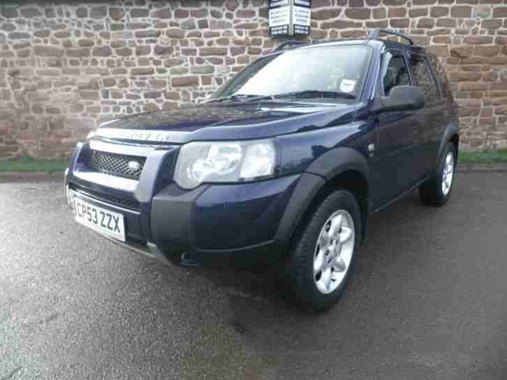 LAND ROVER FREELANDER 2004 SE S W NEW SHAPE 12 MONTHS MOT