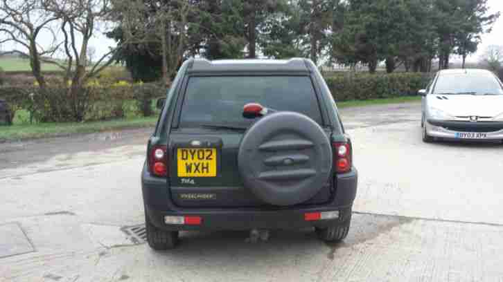 LAND ROVER FREELANDER SERENGETI TD4 GREEN 2.0 TURBO DIESEL 02 REG £ 2375