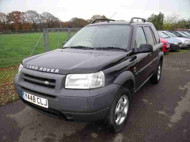 LAND ROVER FREELANDER TD4 ES STATION WAGON AUTO FSH Black Diesel, 2001