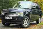 LAND ROVER RANGE ROVER HSE V8 AUTO BLUE NO