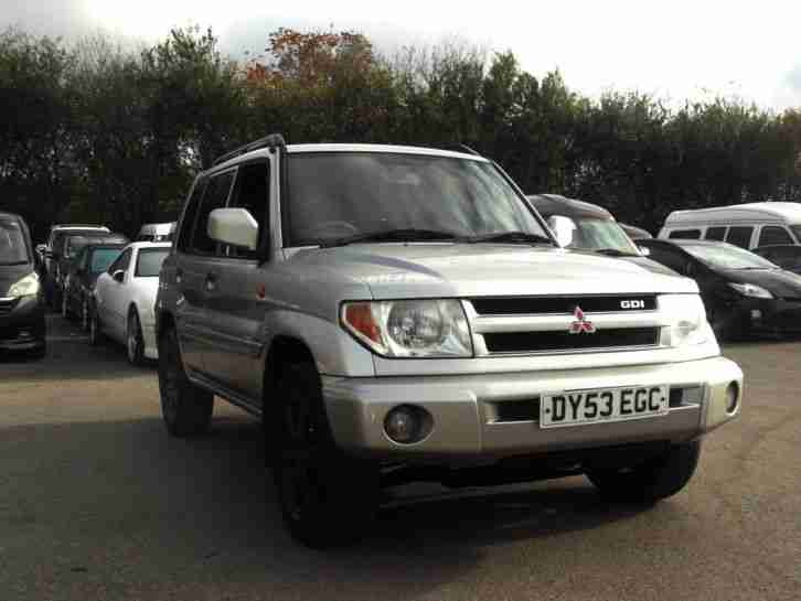 LATE 2003 53 MITSUBISHI SHOGUN PININ 2.0 GDI 4WD WARRIOR 5 DOOR MANUAL PX SWAP