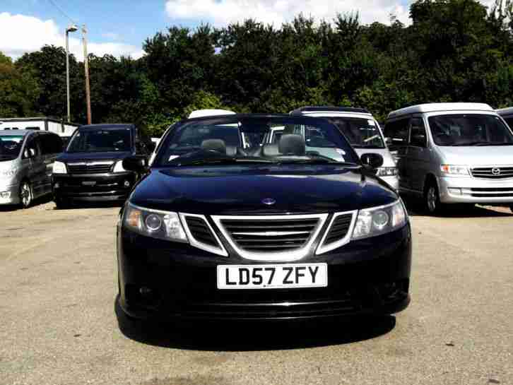 LATE 2007 57 NEW SHAPE SAAB 9-3 1.9 TiD VECTOR TURBO DIESEL CONVERTIBLE PX SWAP