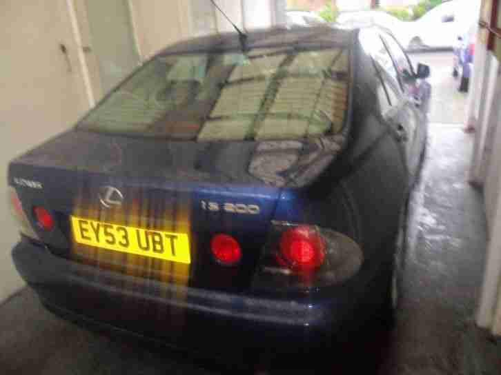 LEXUS IS 200 2003 Petrol Manual in Blue