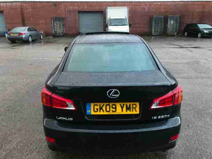 LEXUS IS 220D 2.2 TD SE-L TOP OF RANGE 2009 88K,SUNROOF,SAT NAV,CAMERA,2 OWNERS