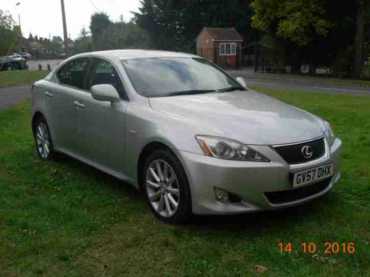 IS 220D SE 2007 57 86K SILVER SATNAV S