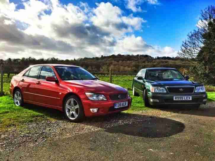 LEXUS IS200 Red Automatic LOW MILEAGE AND FRESH MOT!