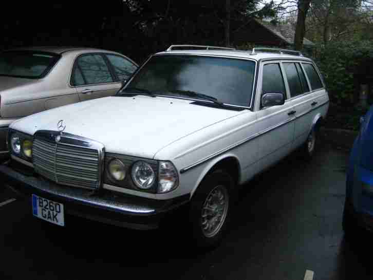 LHD Mercedes 240TD. Mercedes-Benz car from United Kingdom